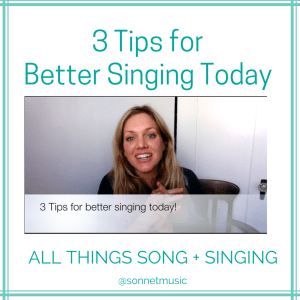 3 Tips for Better Singing